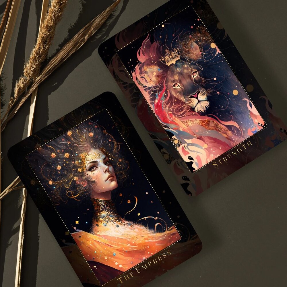 NWOT Couleurs de L’univers Tarot Cards Deck with Guidebook